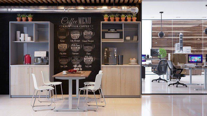 Ремонт кухни офиса